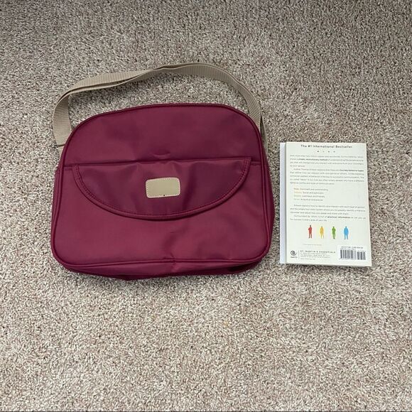 Burgundy Small Travel Cosmetic Bag - Picture 3 of 3